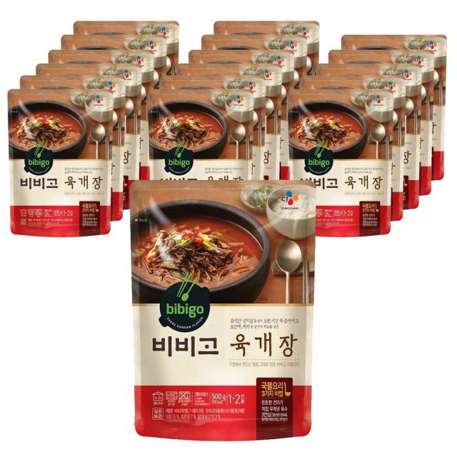 비비고 육개장 500g 18개