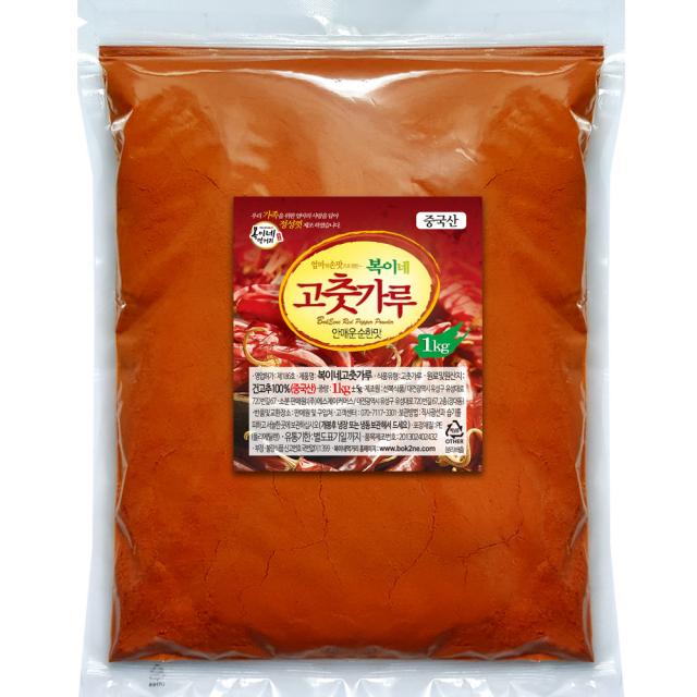 복이네먹거리 떡볶이용 고추가루 소스용 순한맛, 1kg, 1개