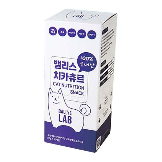 밸리스 츄르 고양이 간식 파우치 15g, 치카, 20개