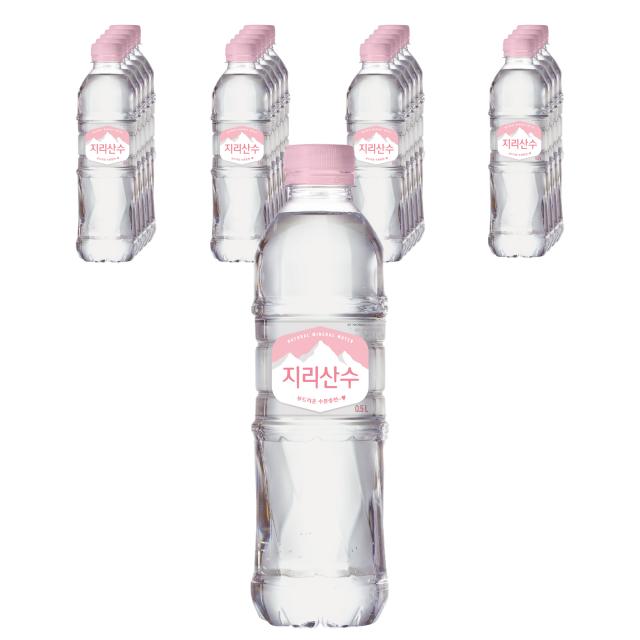 아워홈 지리산수 핑크 500ml 20개