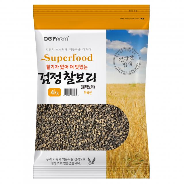 대구농산 건강한 밥상 검정찰보리 블랙보리 4kg 1개