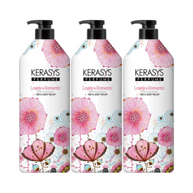 케라시스 퍼퓸 샴푸 러블리 980ml 3개