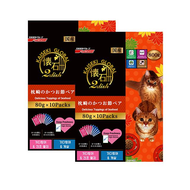 카이세키 오렌지 투디쉬 가다랑어 2p, 생선, 800g