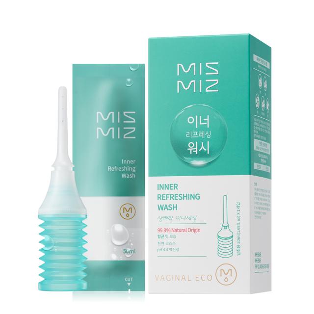 미스미즈 이너 리프레시 워시 여성청결제, 50ml, 2개