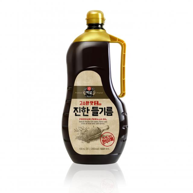 백설 참진한 들기름, 1.5L, 1개