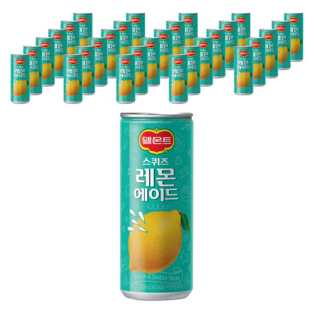 델몬트 스퀴즈 레몬에이드, 240ml, 30개