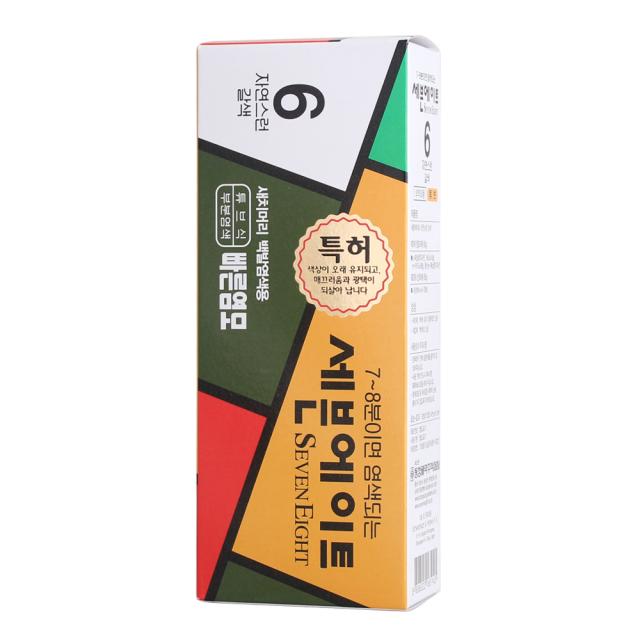 동성제약 세븐에이트 새치 염모제 6호 자연스런갈색 1개