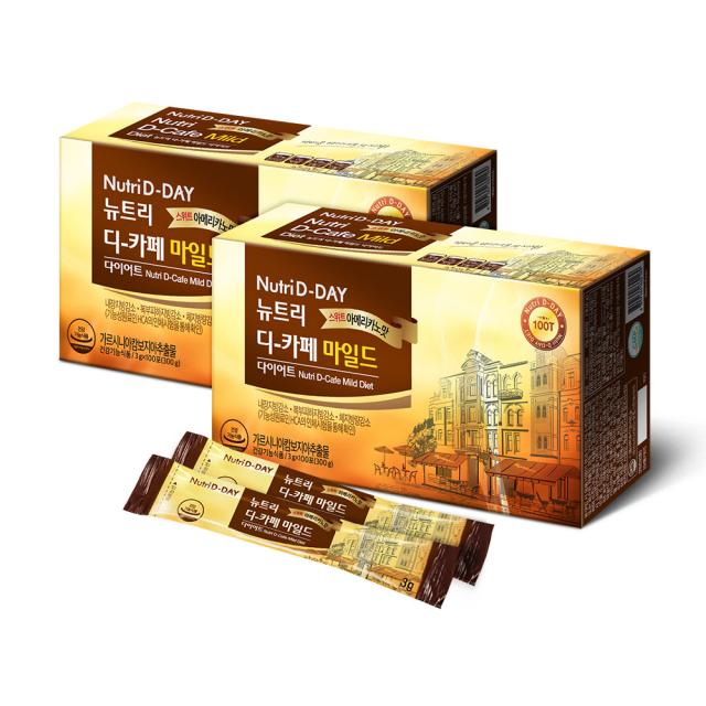 뉴트리디데이 디카페 마일드 다이어트 스위트 아메리카노 맛 3g 180개