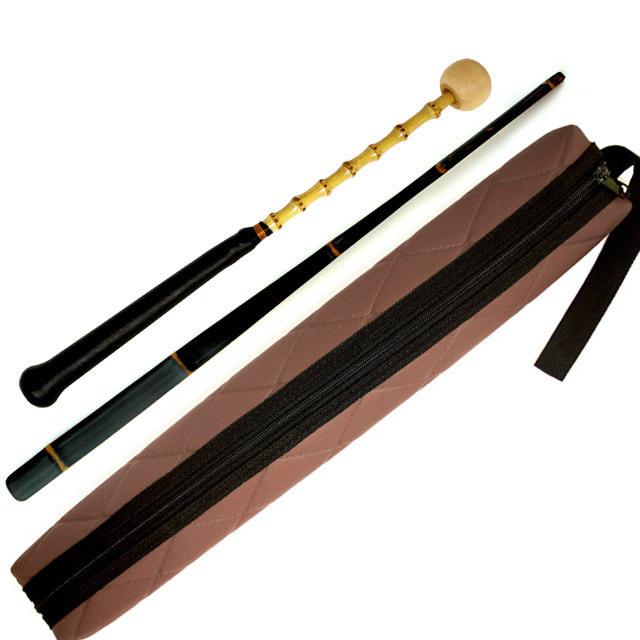 새화국악기 고급 장구 대뿌리 궁채 + 오죽 사물 열채 + 고급 누빔 케이스 혼합색상