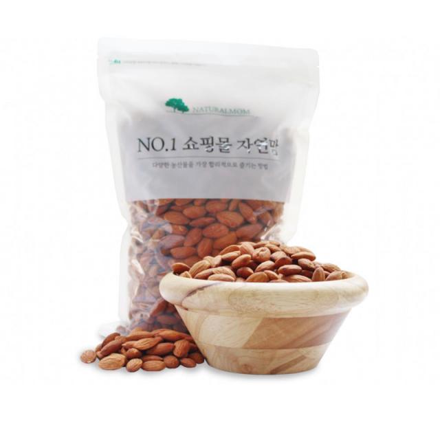 자연맘 무염 볶은 아몬드, 1kg, 1개