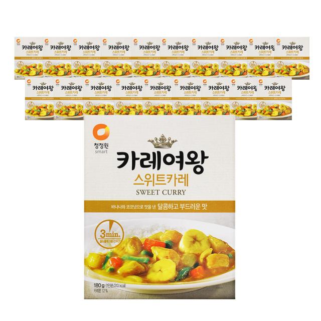 카레여왕 스위트 카레, 180g, 20개