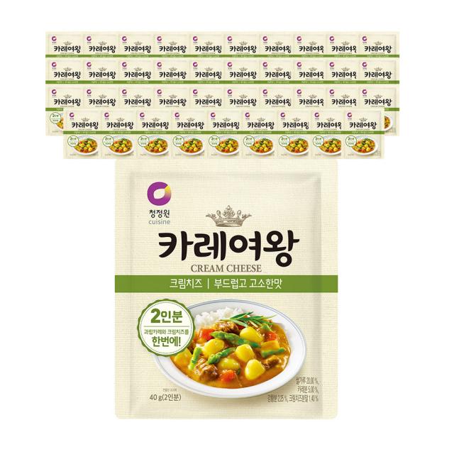 카레여왕 크림치즈 분말카레, 40g, 40개