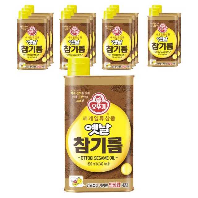 오뚜기 옛날 참기름 500ml 12개