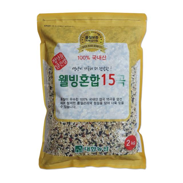 대한농산 웰빙혼합 15곡 2kg 1개