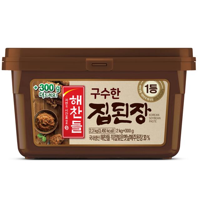 해찬들 구수한 집된장, 2.3kg, 1개