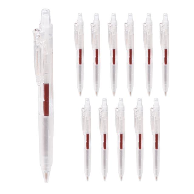 단순생활 잉크젤펜 0.5mm, 레드, 12개