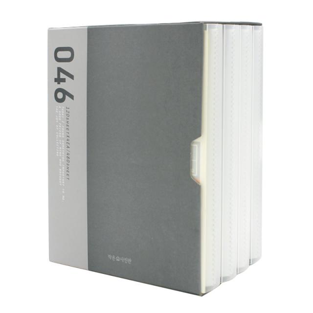 비팬시 작은사진관 이지 더블 포켓 2단 앨범 4p + 케이스 + 스티커 세트 혼합색상 30매