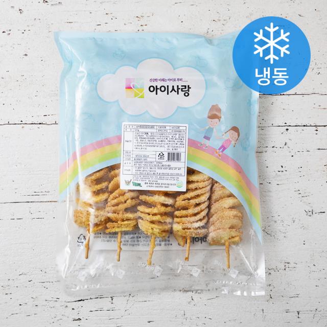 아이사랑 바삭한 국산 회오리감자 (냉동), 500g, 1개