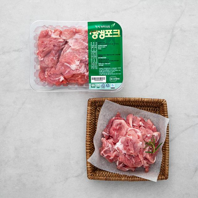무항생제 인증 생생포크 무항생제 앞다리 불고기 냉장 500g 1팩