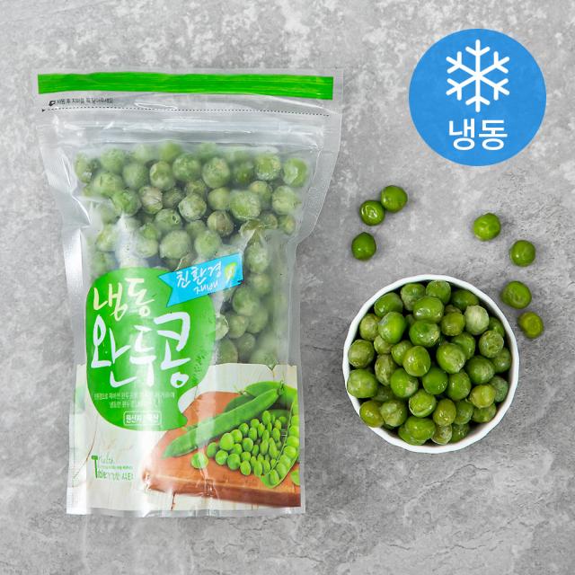 친환경 냉동 완두콩 (냉동), 180g, 1개