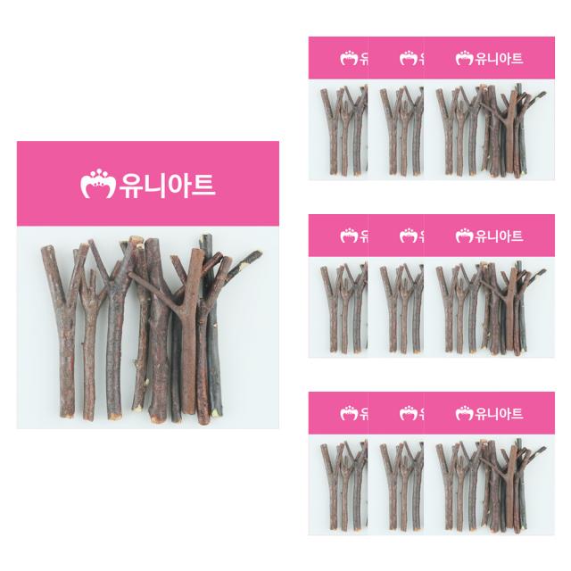 유니아트 천연나무조각 4번 10개