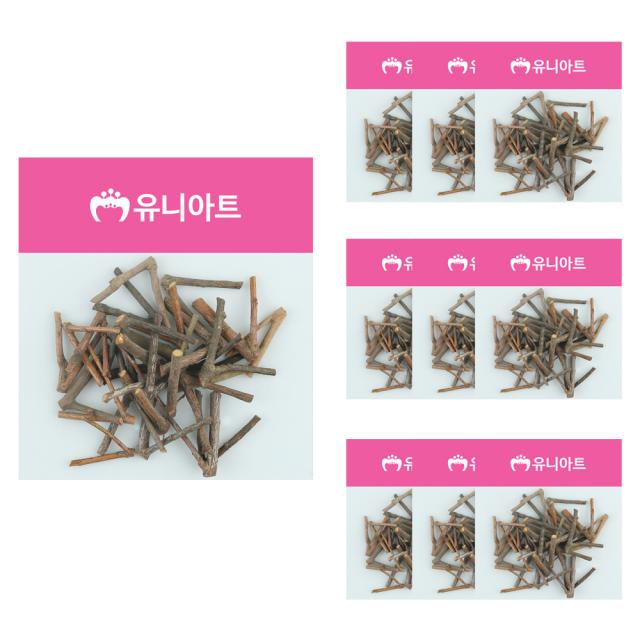 유니아트 천연나무조각, 18번, 10개