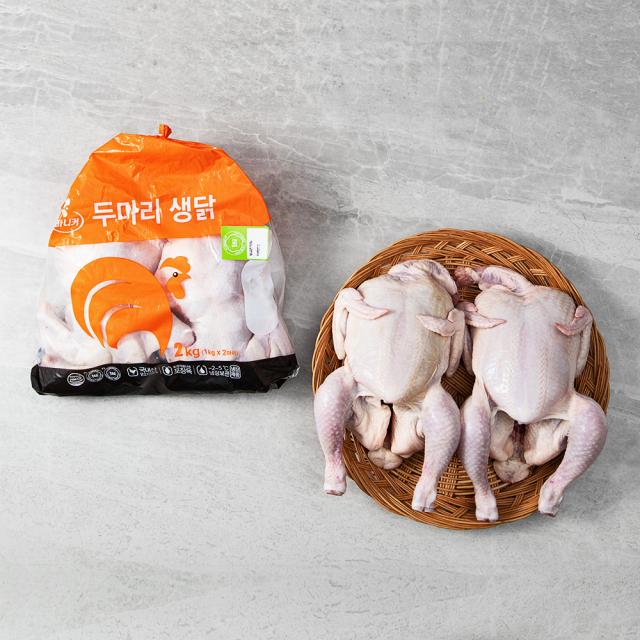 마니커 11호 두마리 통닭 (냉장), 1000g, 2개입