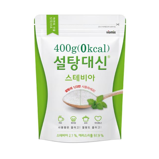 바이오믹스 설탕대신 스테비아 에리스리톨 설탕, 400g, 1개