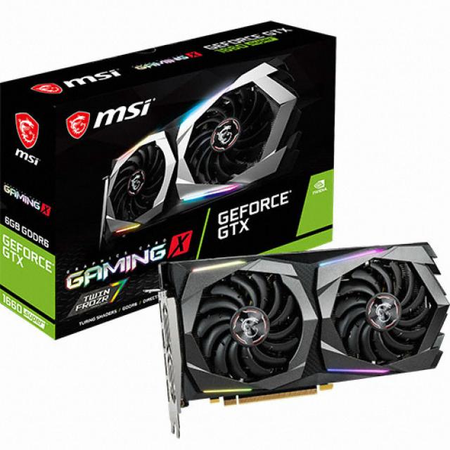 MSI 지포스 GTX 1660 SUPER 게이밍 X 그래픽 카드 D6 6GB 트윈프로져7, N1660SG