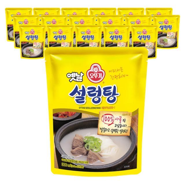 오뚜기 옛날 설렁탕, 300ml, 18개
