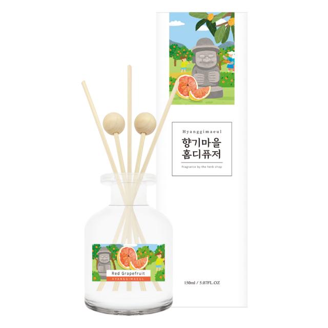 향기마을 실내용 홈 디퓨저 150ml, 레드자몽