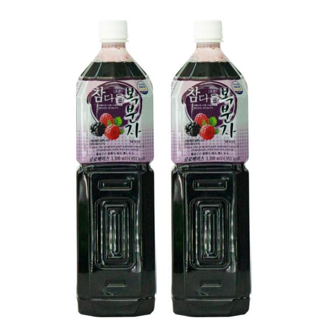 참다음 복분자 음료베이스 1500ml 2개