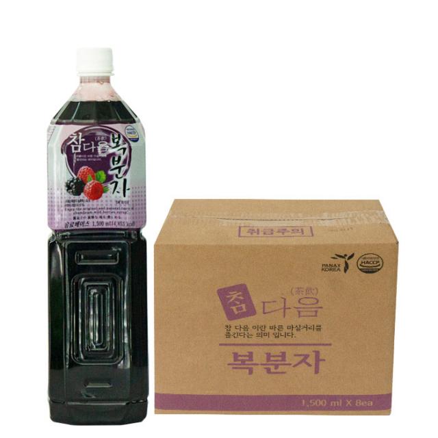 파낙스 참다음 복분자, 1500ml, 8개