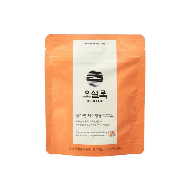 오설록 삼다연 제주영귤 과일차, 30g, 1개