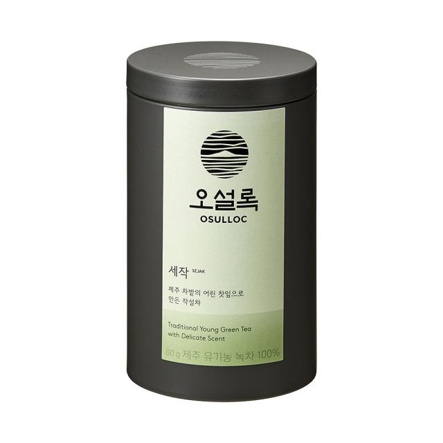 오설록 유기농 세작차, 80g, 1개