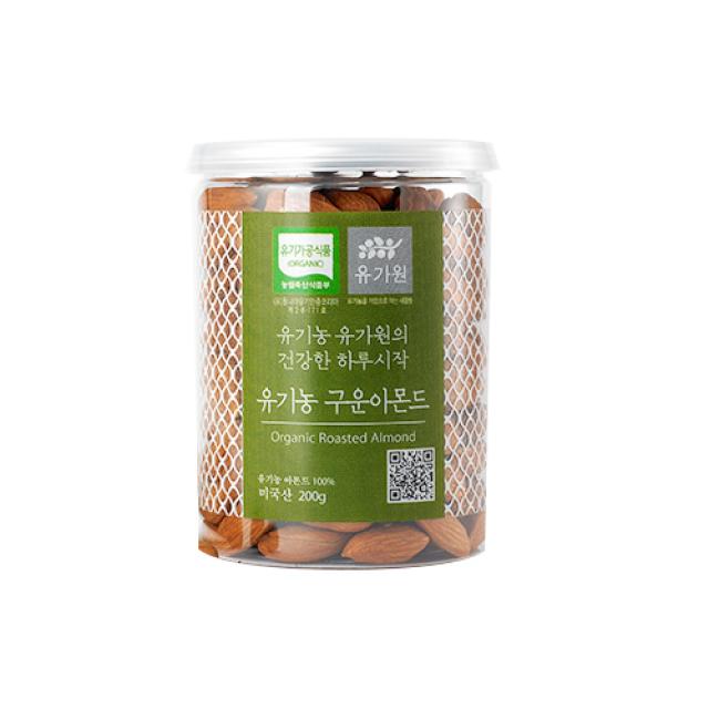 유가원 유기농 구운아몬드, 200g, 1개