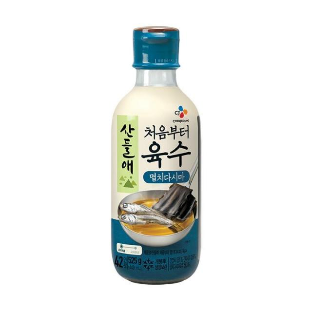 산들애 처음부터 멸치다시마육수 조미료, 525g, 1개