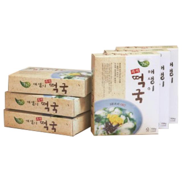 갯푸른 매생이 즉석 떡국, 184g, 6개