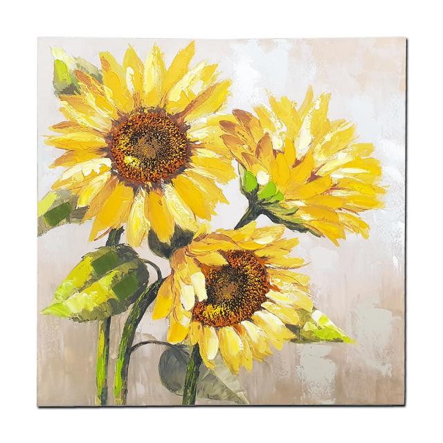 해바라기 세송이 유화 그림 액자 B형 33jc04 