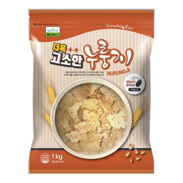 칠갑농산 더욱 고소한 누룽지, 1kg, 1개