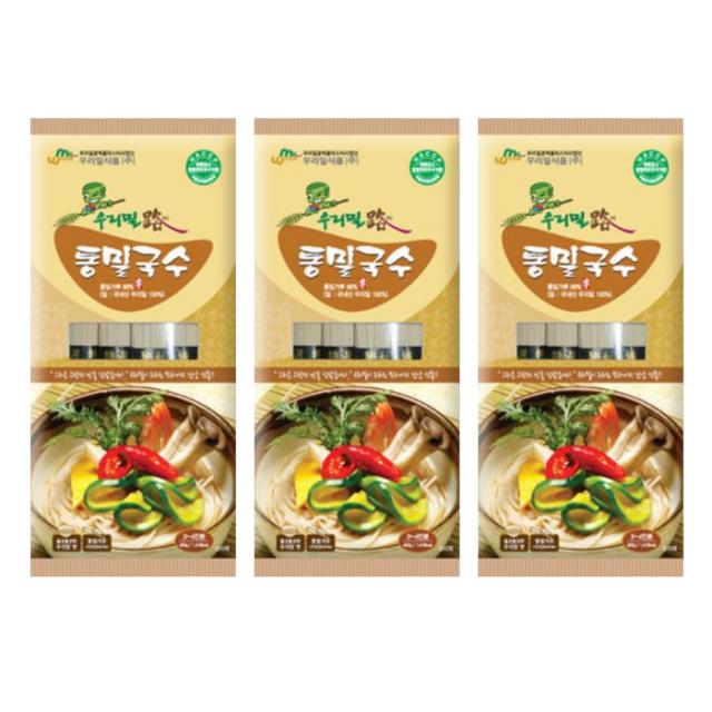 우리밀로 통밀국수, 400g, 3개