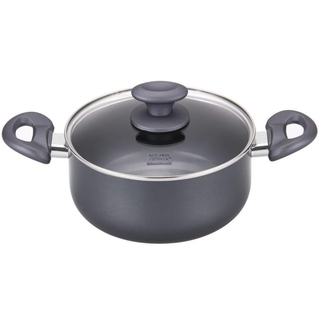 키친플라워 쿠킨 IH인덕션 칼라냄비 양수, 20cm, 혼합색상