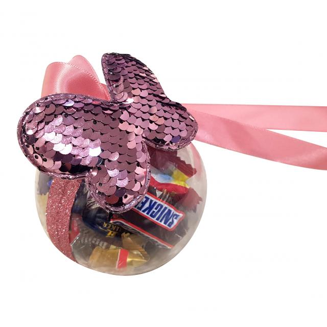 재롱찬치 사탕 목걸이 나피캔디볼 핑크, 캔디볼 목걸이-핑크