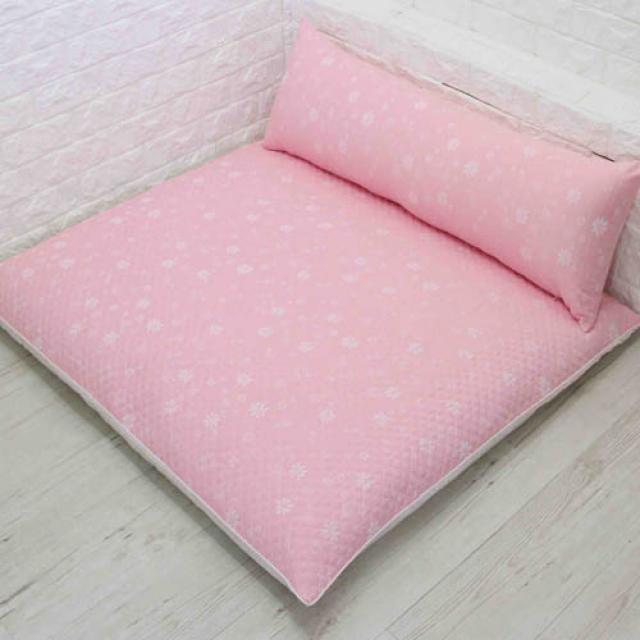 성한텍스 매트형 대방석세트 실속형, 01 누빔 자카트핑크