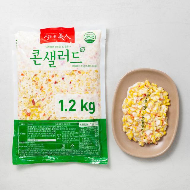 샐러드미인 콘샐러드 1.2kg 1개