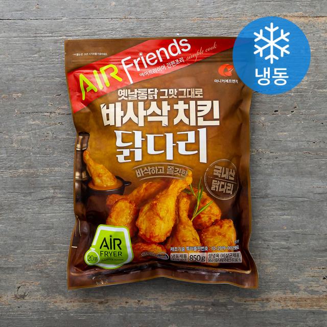 마니커에프앤지 바사삭 치킨 닭다리 냉동 850g 1개