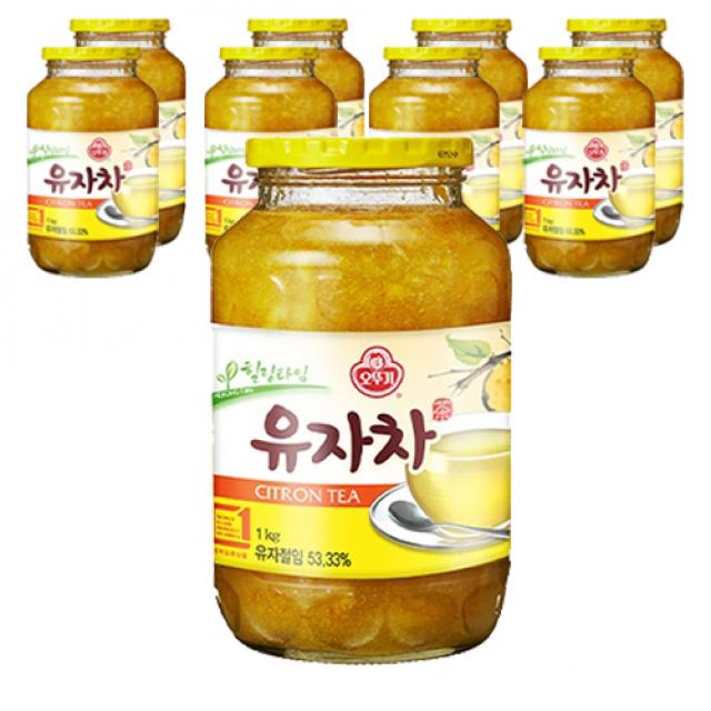 오뚜기 유자차 1kg 9개