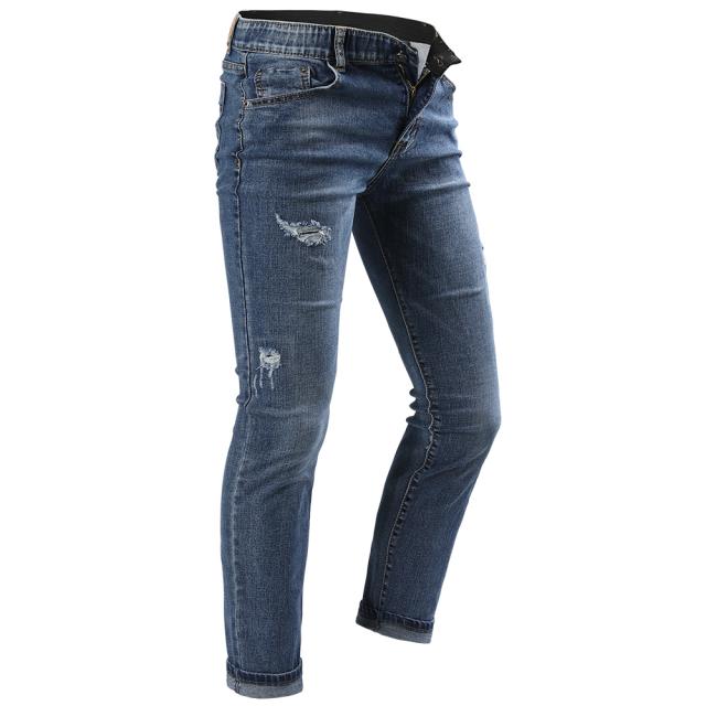 다꾸앙 남성용 구제 찢청 속밴딩 엘리엇 스판 청바지 C06K4_pj2086