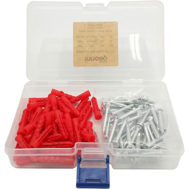 이노공구 칼블럭 레드 + 일반나사 세트 1057 1세트