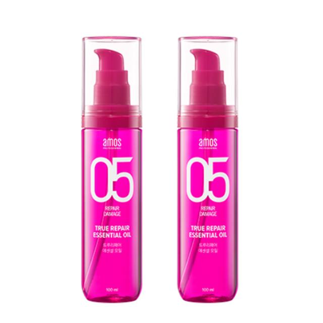 아모스 트루리페어 에센셜 헤어오일, 100ml, 2개